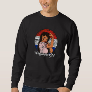 Paraguayische Flagge Paraguay Paraguayisches Mädch Sweatshirt