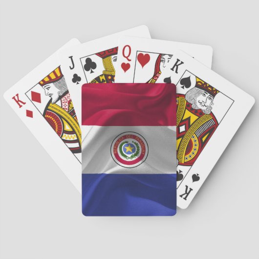 Paraguayische Flagge Spielkarten (Rückseite)