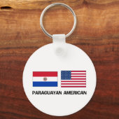 Paraguayischer Amerikaner Schlüsselanhänger (Vorderseite)