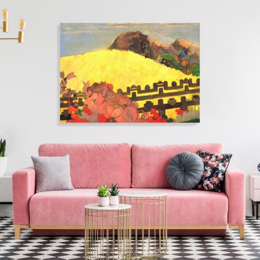 'Parahi Te Marae' - Paul Gauguin Leinwanddruck (Insitu (Wohnzimmer))