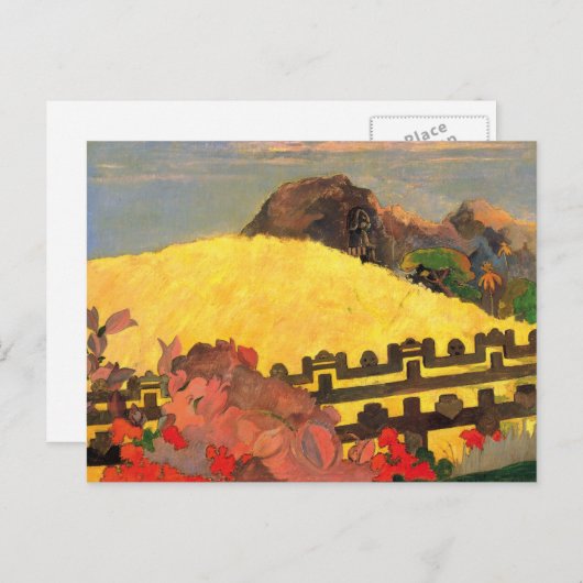 'Parahi Te Marae' - Paul Gauguin Postkarte (Vorne/Hinten)