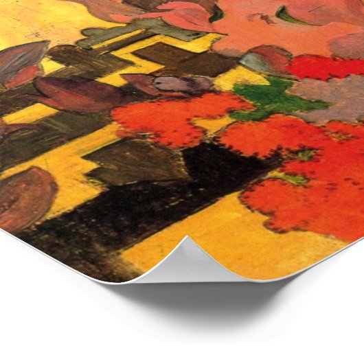 'Parahi Te Marae' - Paul Gauguin Print Poster (Ecke)