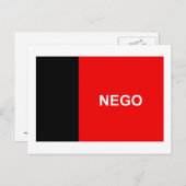 Paraíba, Flagge Brasiliens Postkarte (Vorne/Hinten)