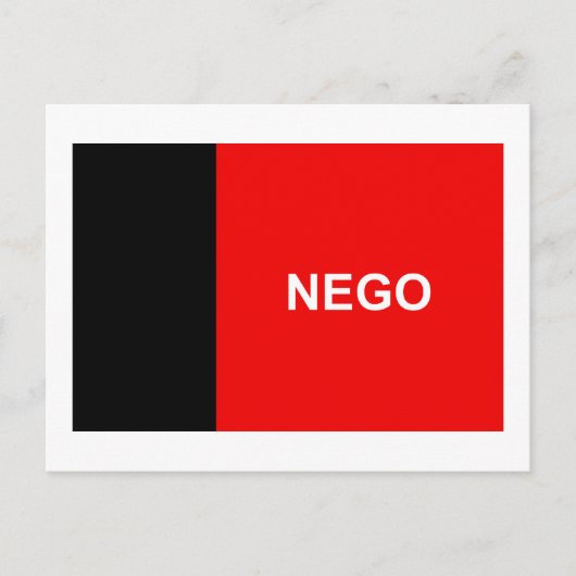 Paraíba, Flagge Brasiliens Postkarte (Vorderseite)