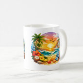 Paraíso en el Atardecer Kaffeetasse (VorderseiteRechts)