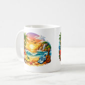 Paraíso en el Atardecer Kaffeetasse (Vorderseite Links)