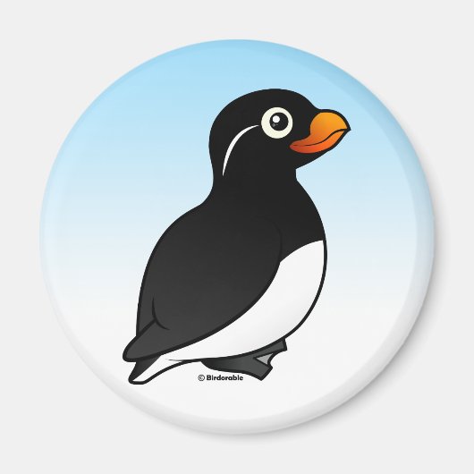 Parakeet Auklet Magnet (Vorne)