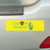 Parakeet-Autoaufkleber Autoaufkleber (Auf Auto)