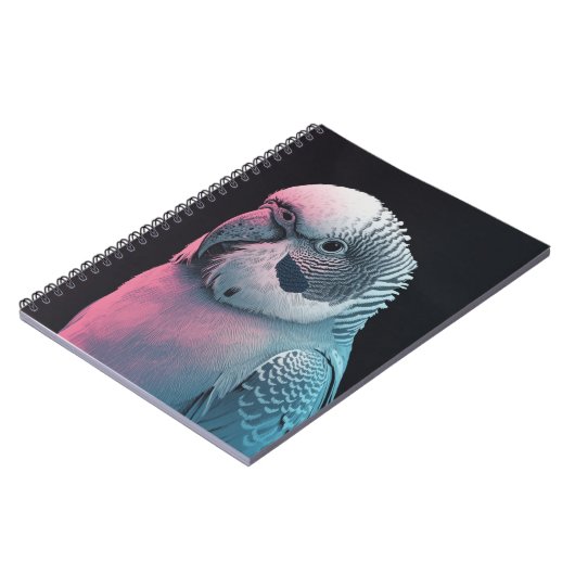 Parakeet Bird Notebook Journal Notizblock (Linke Seite)