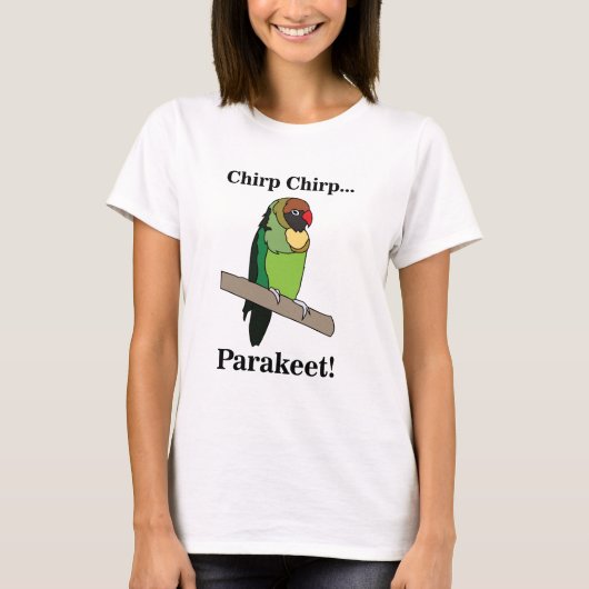 Parakeet Bird  T-Shirt (Vorderseite)