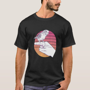 Parakeet Budgie Bird Vintag Budgerigar Parrot Fi T-Shirt