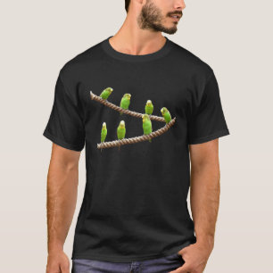 Parakeet Budgie Parrot Budgerigar Bird Ornithology T-Shirt