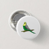 Parakeet Button (Vorne & Hinten)