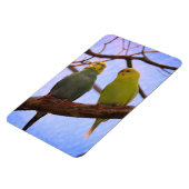 Parakeet Couple Magnet (Linke Seite)