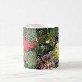 Parakeet in einem Weihnachtsbaum Kaffeetasse (Mittel)
