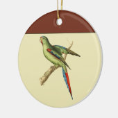 Parakeet Keramik Ornament (Links)