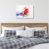 Parakeet Leinwanddruck (Insitu (Schlafzimmer))