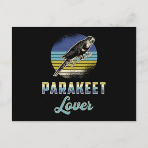 Parakeet Lover Bird Birds Budgerigar Pet Budgie Postkarte