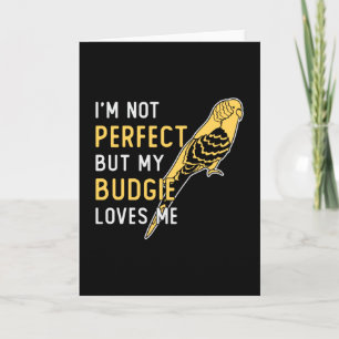 Parakeet Lover My Budgie Lieben Me Pet Budgerigar Karte