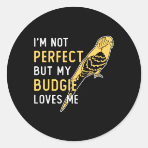 Parakeet Lover My Budgie Lieben Me Pet Budgerigar Runder Aufkleber