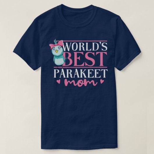 Parakeet-Mama T-Shirt (Design vorne)