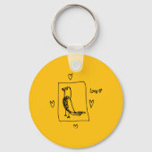 Parakeet Schlüsselanhänger (Vorderseite)