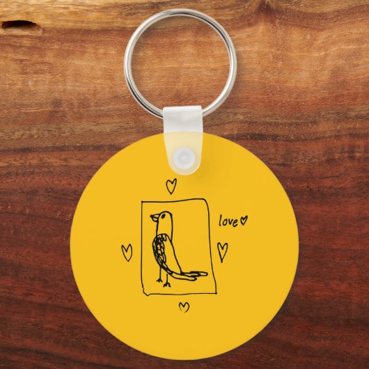 Parakeet Schlüsselanhänger (Vorderseite)