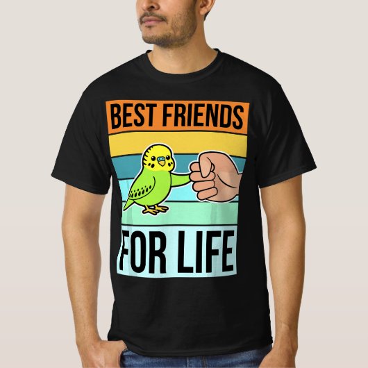Parakeet T Budgie Items Bird Budgerigar Parrot  T-Shirt (Vorderseite)