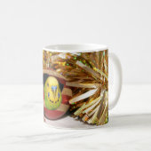 Parakeet-Weihnachten Kaffeetasse (VorderseiteRechts)