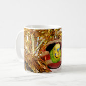 Parakeet-Weihnachten Kaffeetasse (Vorderseite Links)