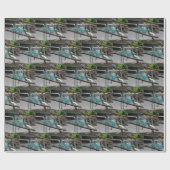 Parakeet Wrapping Paper Geschenkpapier (Flach)