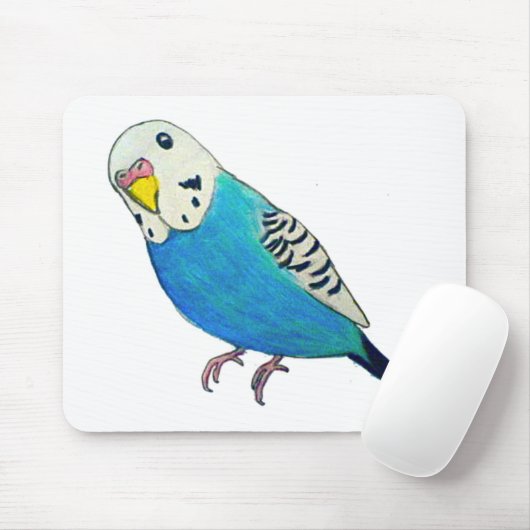 Parakeet-Zeichnen Mousepad (Mit Mouse)