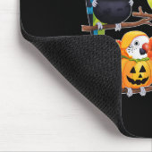 Parakeets in Kostümen Herbstsaison Halloween Spaß Mousepad (Ecke)