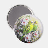 Parakeets Magnet (Vorderseite/Rückseite)