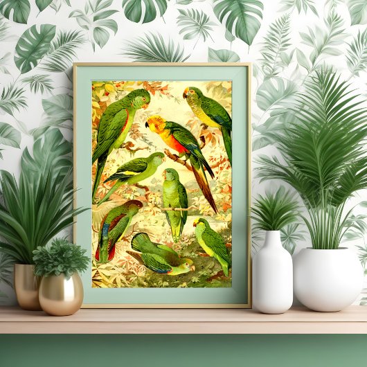 Parakeets Poster