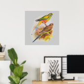 Parakeets Poster (Heimbüro)