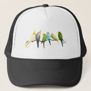 Parakeets u. Cockatiels! Truckerkappe