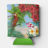 Paraket am Strand von Tropical Dosenkühler (Rückseite)