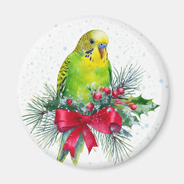 Paraket und Holiday Ribbon Magnet