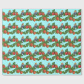Parakete in Liebe Geschenkpapier (Flach)