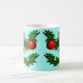 Parakete in Liebe Kaffeetasse (Mittel)