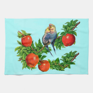 Parakete in Liebe Küchentuch