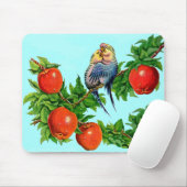 Parakete in Liebe Mousepad (Mit Mouse)