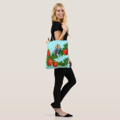 Parakete in Liebe Tasche (Am Model)
