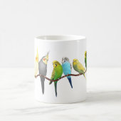 Parakets & Cockatiels! Kaffeetasse (Mittel)