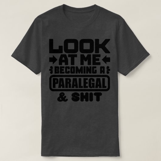 Paralegal-Abschluss T-Shirt (Design vorne)