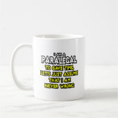 Paralegal...Angenommen ich habe nie Unrecht Kaffeetasse (Links)