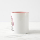 Paralegal-Bewertung Zweifarbige Tasse (Mittel)