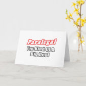 Paralegal... Big Deal Karte (Gelbe Blume)