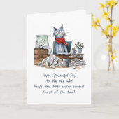 Paralegal Day von Group Funny Woman Cat an der Rez Karte (Gelbe Blume)